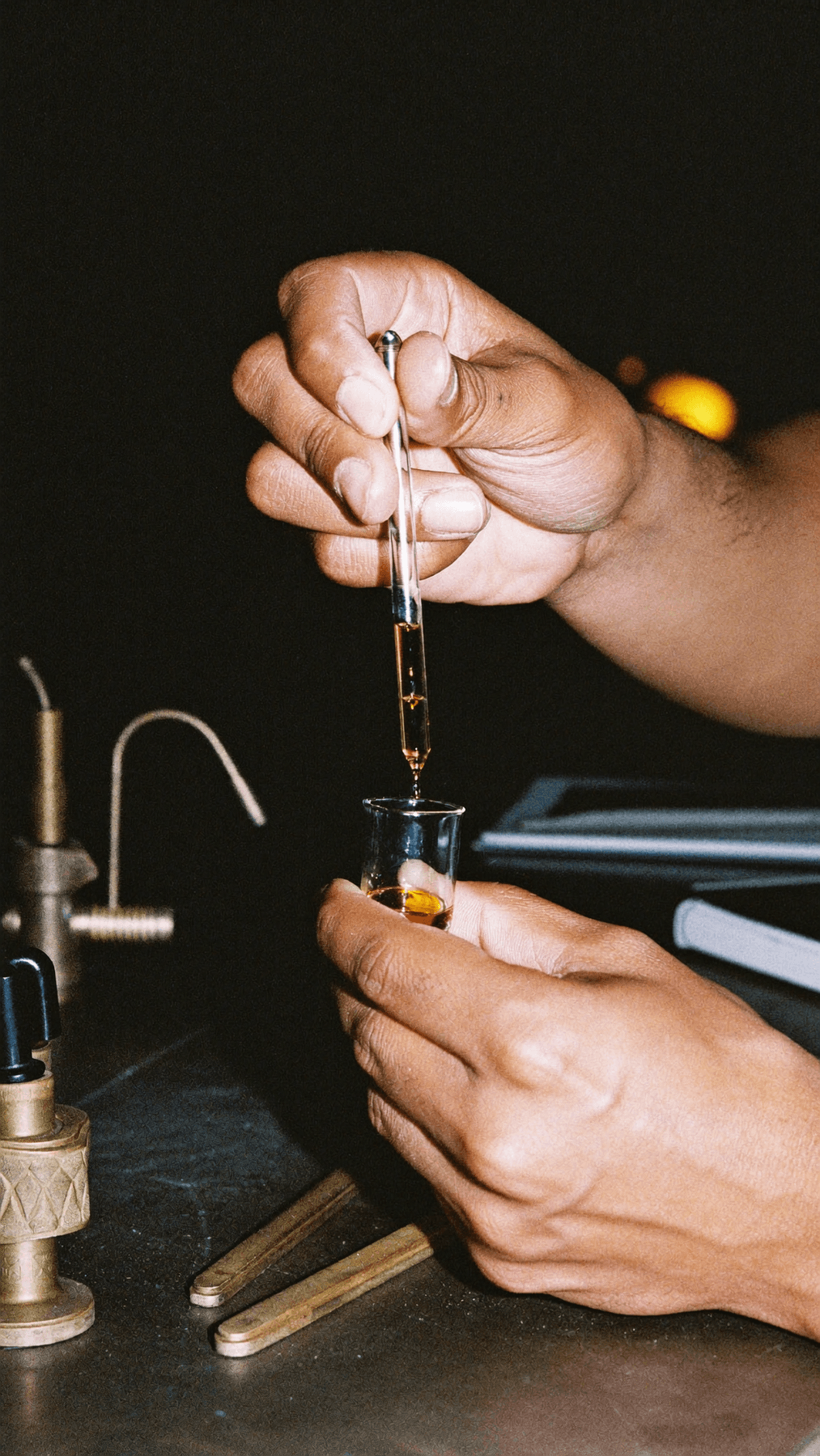 Measured by hand.